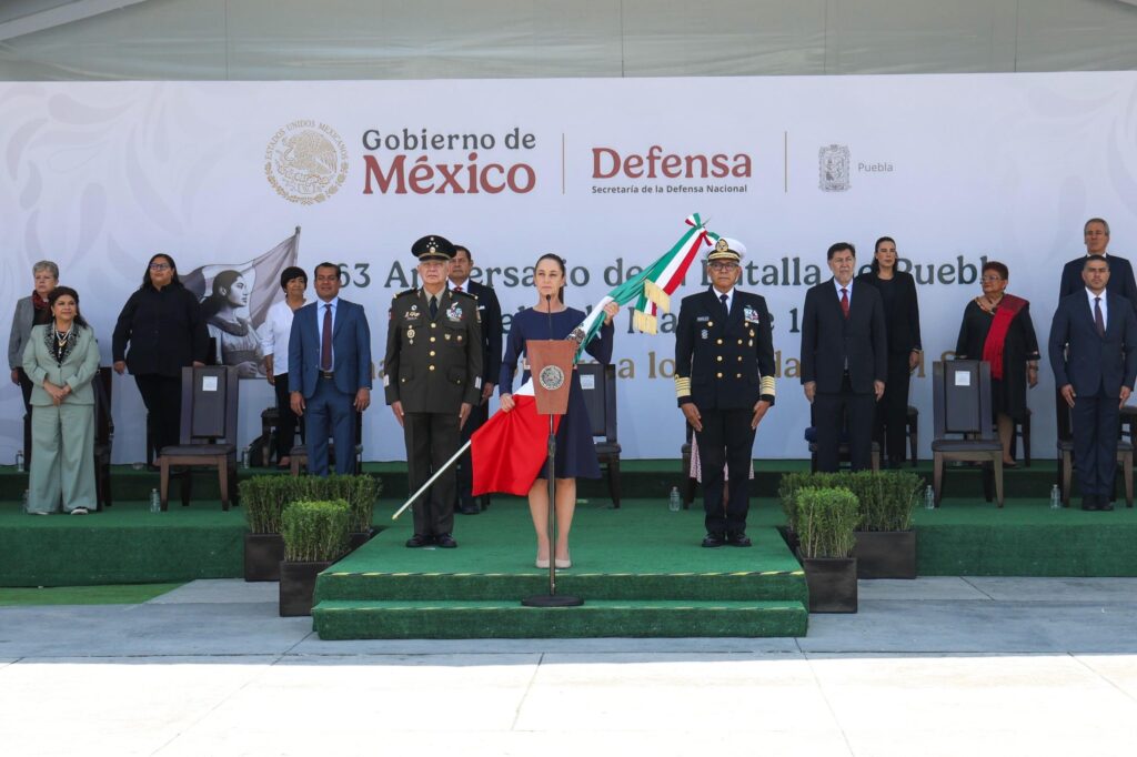 Conmemoración del 5 de mayo con la Presidenta Claudia Sheinbaum reporte del informante noticias